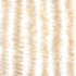 Cortina antimoscas chenilla beige y blanco 118x220
