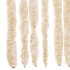 Cortina antimoscas chenilla beige y blanco 118x220