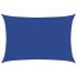 Toldo de vela rectangular HDPE azul 160 g/m² 4x6