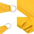 Toldo de vela rectangular HDPE amarillo 160 g/m² 5x8