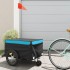 Remolque para bicicleta hierro negro y azul 45