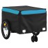 Remolque para bicicleta hierro negro y azul 45