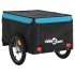 Remolque para bicicleta hierro negro y azul 45