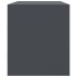 Mueble para TV de acero gris antracita 99x39x44