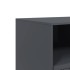 Mueble para TV de acero gris antracita 99x39x44