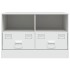 Mueble para TV de acero blanco 67x39x44