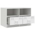 Mueble para TV de acero blanco 67x39x44