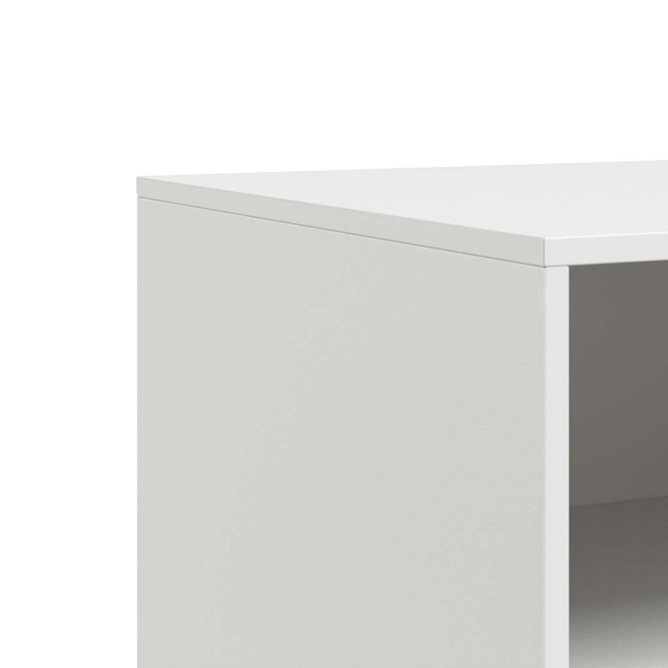 Mueble para TV de acero blanco 67x39x44