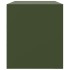Mueble de TV de acero verde oliva 99x39x44