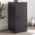 Aparador de acero negro 34,5x39x73