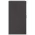Aparador de acero negro 34,5x39x73