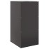 Aparador de acero negro 34,5x39x73