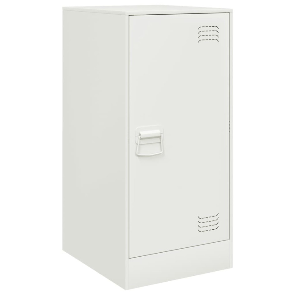 Aparador de acero blanco 34,5x39x73