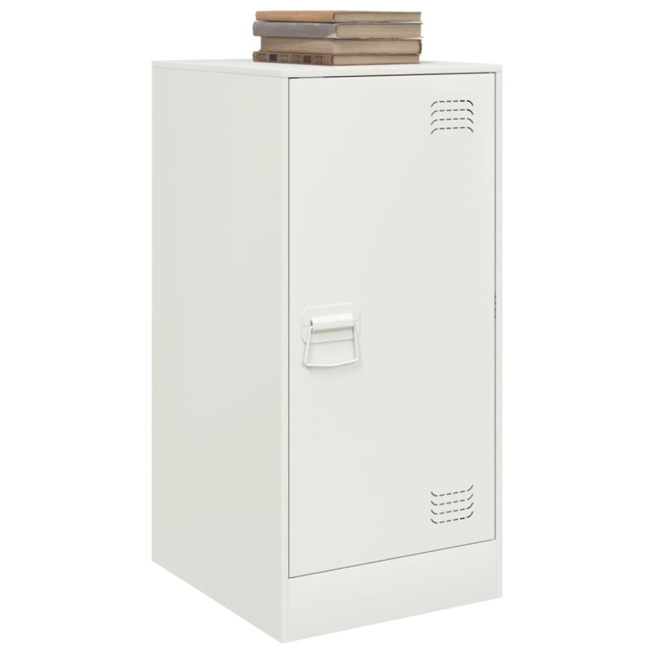 Aparador de acero blanco 34,5x39x73