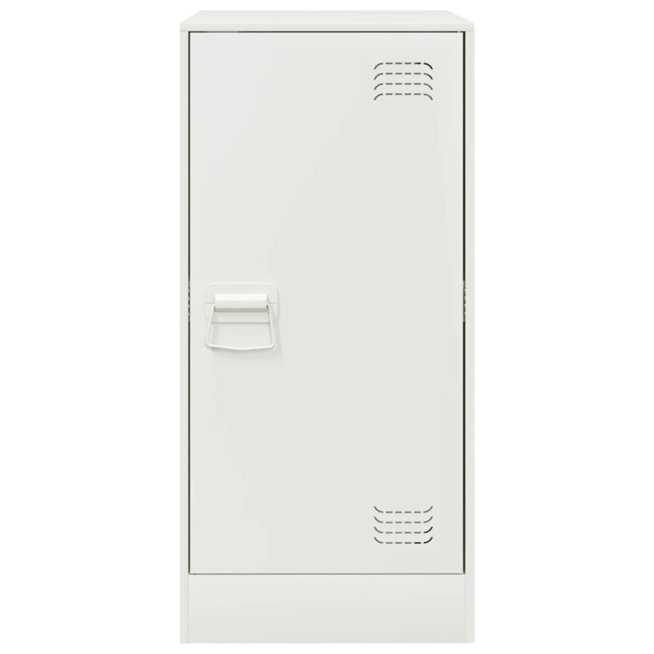 Aparador de acero blanco 34,5x39x73