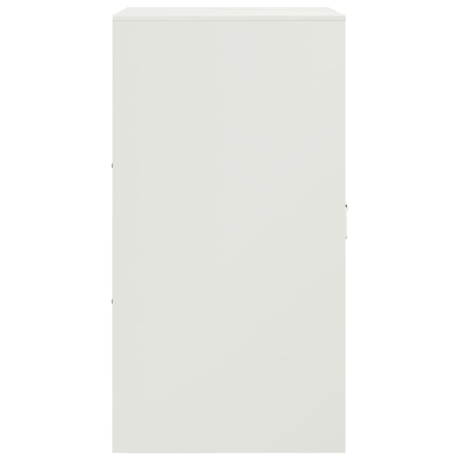 Aparador de acero blanco 34,5x39x73