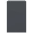 Mesitas de noche 2 unidades gris antracita 34,5x39x62