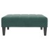 Reposapiés de terciopelo verde oscuro 77x55x31