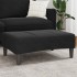 Reposapiés de terciopelo negro 77x55x31