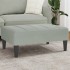 Reposapiés de terciopelo gris claro 77x55x31
