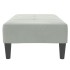 Reposapiés de terciopelo gris claro 77x55x31