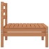 Juego de muebles de jardín 4 pzs madera maciza pino marrón