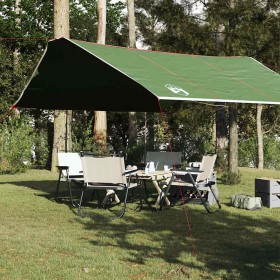 Lona de camping impermeable verde 420x440