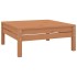 Juego de muebles de jardín 4 pzs madera maciza pino marrón