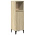Armario de baño madera contrachapada roble Sonoma 30x30x100