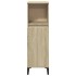 Armario de baño madera contrachapada roble Sonoma 30x30x100