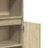 Armario de baño madera contrachapada roble Sonoma 30x30x100
