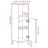 Armario de baño madera contrachapada roble Sonoma 30x30x100