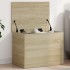 Caja de almacenaje madera ingeniería roble Sonoma 60x42x46
