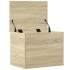 Caja de almacenaje madera ingeniería roble Sonoma 60x42x46