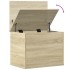 Caja de almacenaje madera ingeniería roble Sonoma 60x42x46