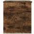 Caja de almacenaje madera ingeniería roble ahumado 60x42x46