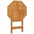 Mesa de jardín plegable madera maciza de acacia Ø70x75