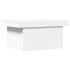 Mesa de centro madera de ingeniería blanca 80x55x40
