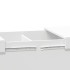 Mesa de centro madera de ingeniería blanca 80x55x40