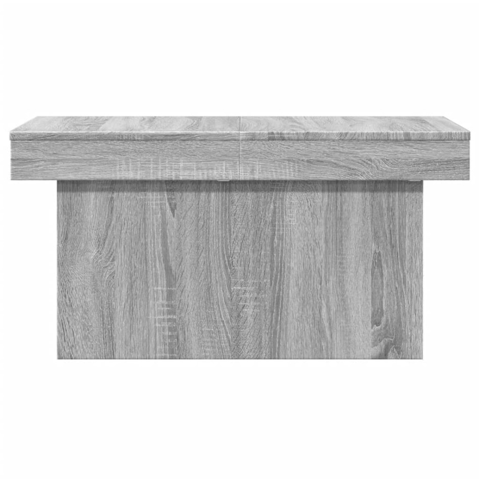 Mesa de centro madera de ingeniería gris Sonoma 100x55x40