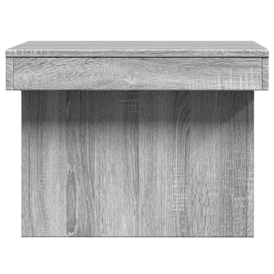 Mesa de centro madera de ingeniería gris Sonoma 100x55x40