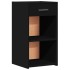Mesitas de noche 2 uds madera de ingeniería negro 35x34x65