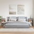 Mesitas noche 2 uds madera ingeniería gris Sonoma 35x34x65