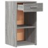 Mesitas noche 2 uds madera ingeniería gris Sonoma 35x34x65