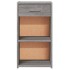 Mesitas noche 2 uds madera ingeniería gris Sonoma 35x34x65