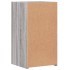 Mesitas noche 2 uds madera ingeniería gris Sonoma 35x34x65