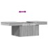 Mesa de centro madera de ingeniería gris Sonoma 80x55x40