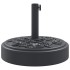 Base de sombrilla semicircular para palos de Ø38/ 48 mm 25