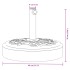 Base de sombrilla semicircular para palos de Ø38/ 48 mm 25