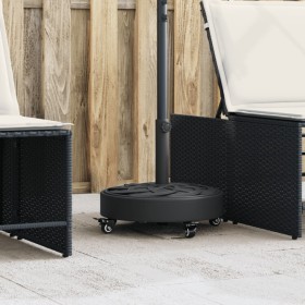 Base sombrilla redonda ruedas para mástiles Ø38 / 48 mm 27